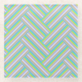 MAZIPOODLES Stripes Spaghetti 54 Herringbone  Glasuntersetzer
