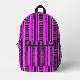 MAZIPOODLES Strippengeflechtmuster 001 B Bedruckter Rucksack