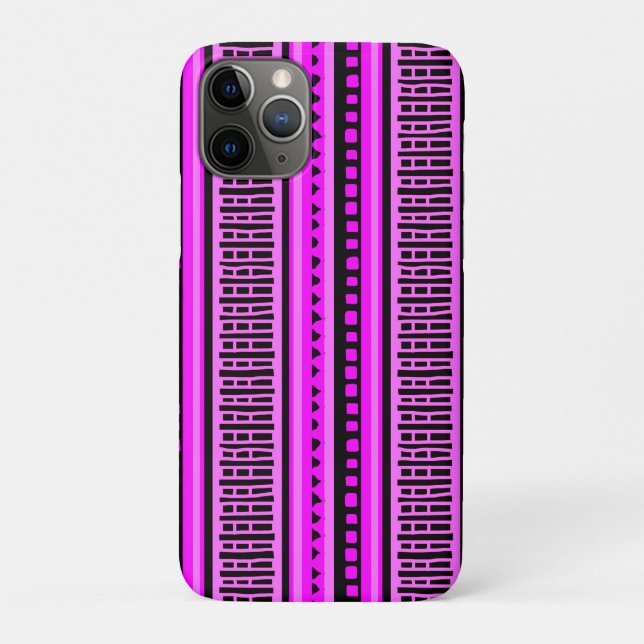 MAZIPOODLES Strippengeflechtmuster 001 B Case-Mate iPhone Hülle (Rückseite)