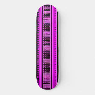 MAZIPOODLES Strippengeflechtmuster 001 B Skateboard
