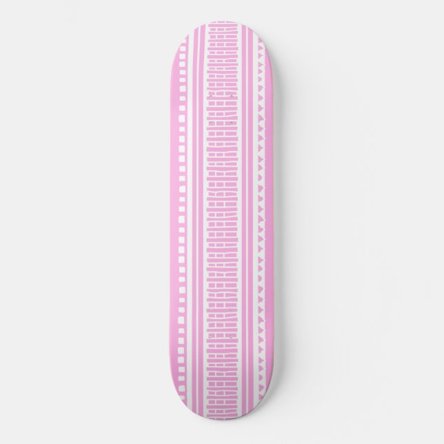 MAZIPOODLES Strippengeflechtmuster 174 Skateboard (Vorderseite)