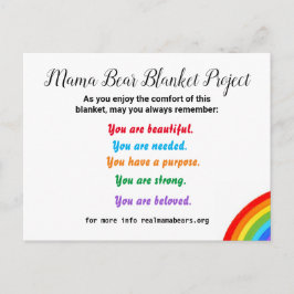 MB-Blanket-Projekt-Postkarte Postkarte