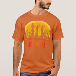 Mb Boo American Sign Language Asl Deaf Halloween C T-Shirt