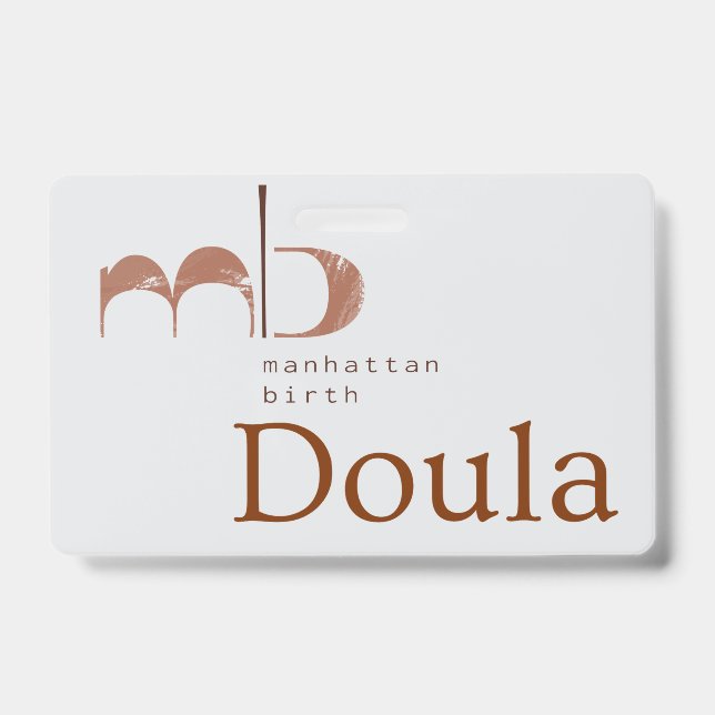 MB Doula-Abzeichen Ausweis (Vorderseite)