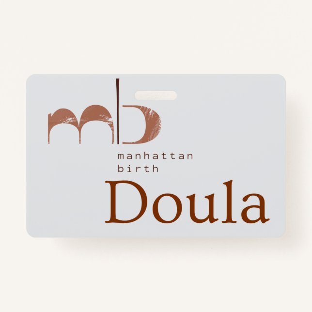 MB Doula Badge (Devant)