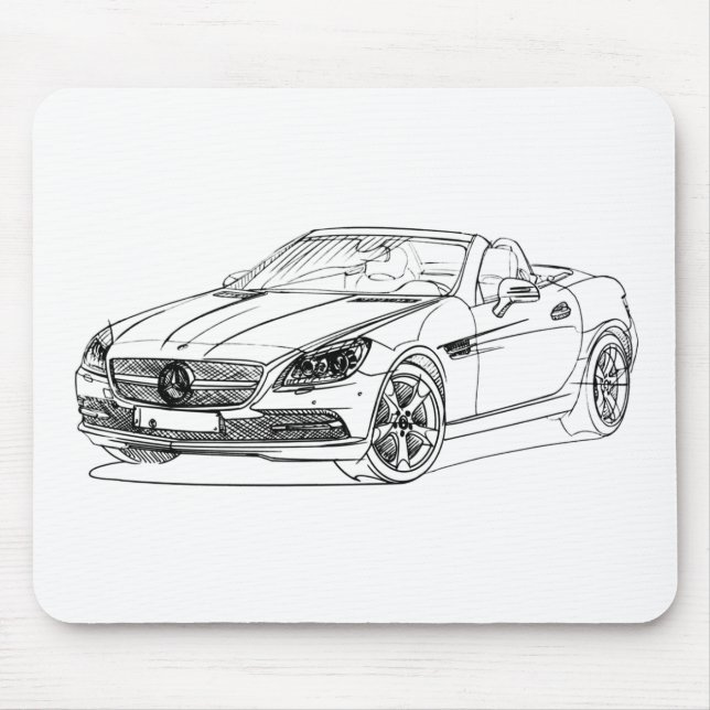MB SLK 2012 MOUSEPAD (Vorne)