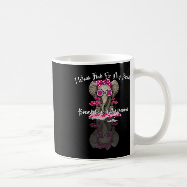 Mb trage ich Rosa für meine Schwester Elephant Bru Kaffeetasse (Rechts)