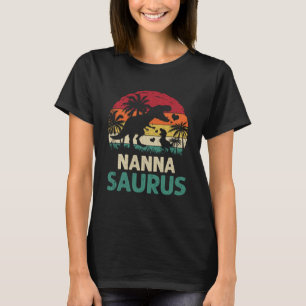 mb Vintag Nanna Saurus Dino Vatertagsmutter T-Shirt