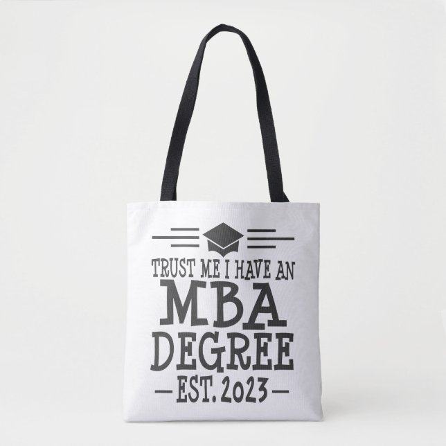 MBA Abschluss 2023 Master Business Tasche (Vorderseite)