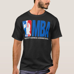 MBA-Abschluss-Geschenk Basketball Thema Pun Grad G T-Shirt