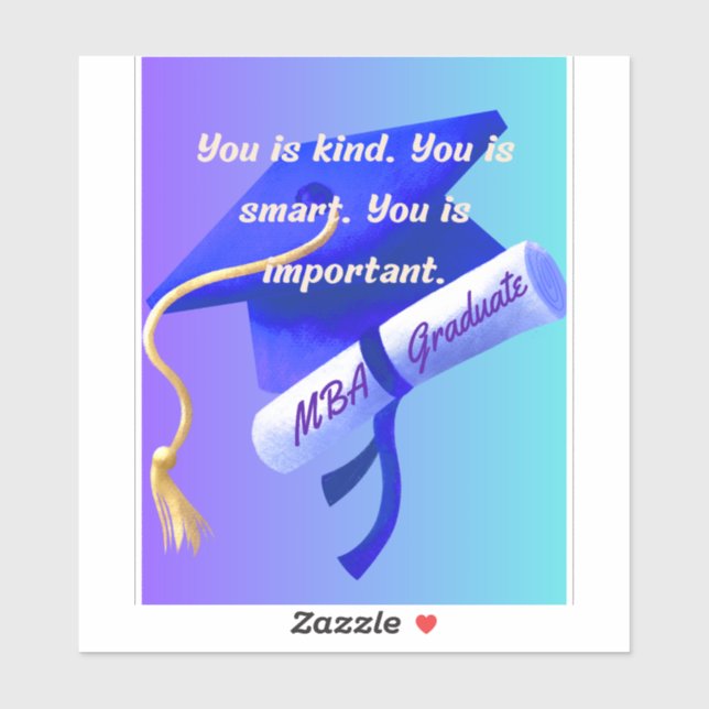 MBA Gift Aufkleber (Blatt)