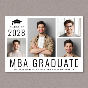 MBA Graduate 5 Foto Master Grad Abschluss Ankündigung