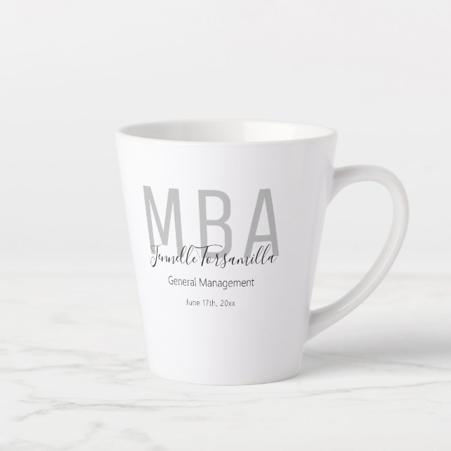 MBA Graduate Milchtasse (Rechts)