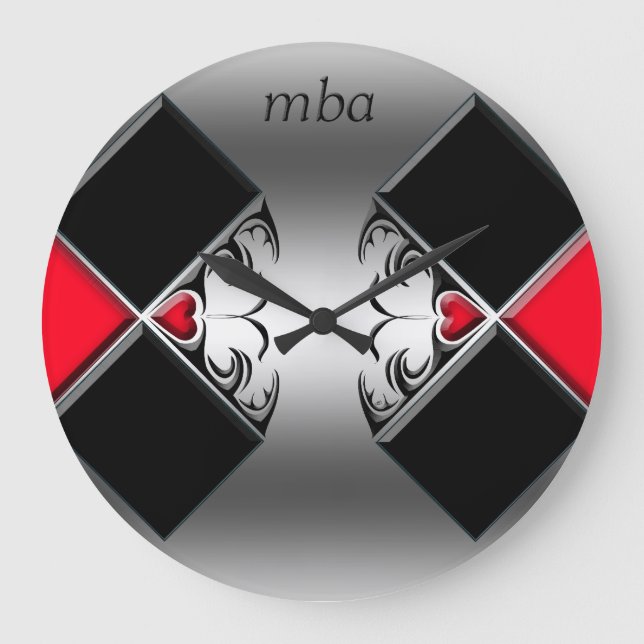 Mba Große Wanduhr (Vorderseite)