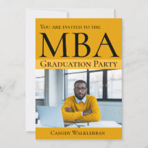 MBA - Invitation de diplôme