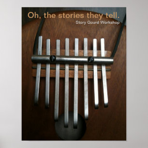 Mbira (Daumenpiano)-Poster Poster