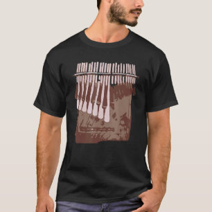 Mbira Kalimba Traditionelles Daumenpiano Musikalis T-Shirt