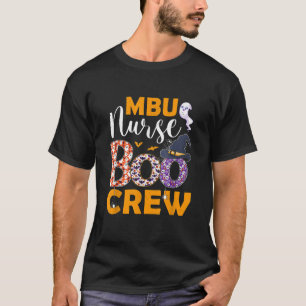 MBU Nurse Boo Crew Spooky Boo Ghost Halloween Kost T-Shirt