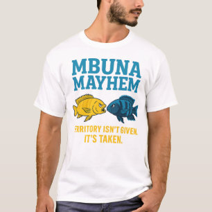 Mbuna Mayhem - Lake Malawi Cichlid Fight Club T-Shirt