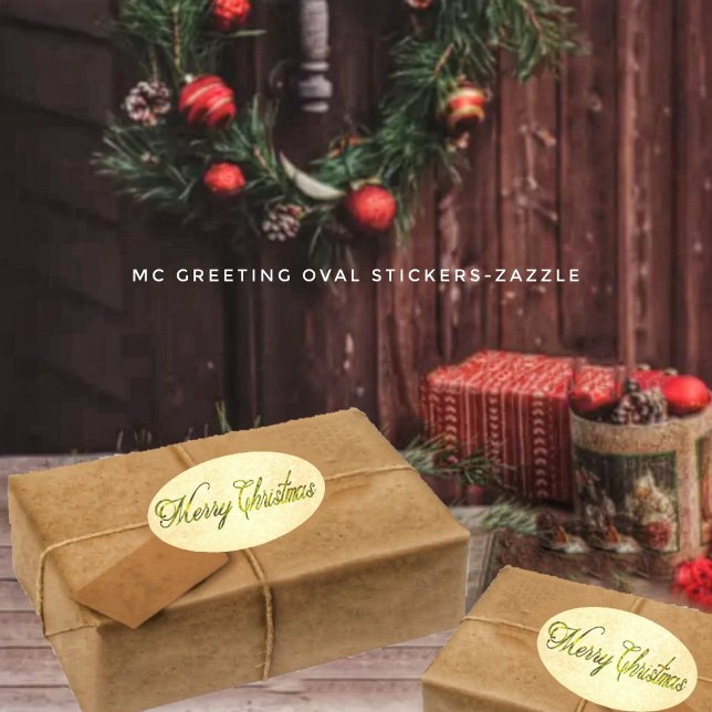 MC Begrüßung Ovaler Aufkleber (Von Creator hochgeladen)