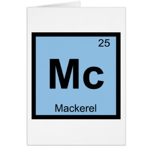 Mc - Chimie du poisson maquereau Symbole du tablea