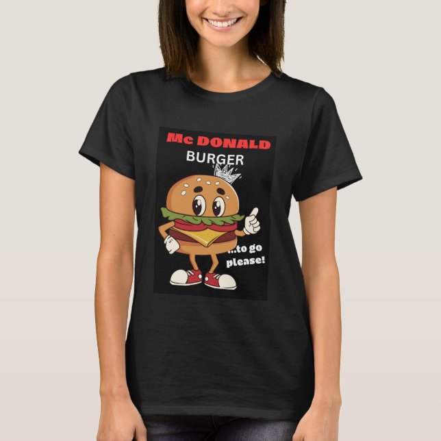 Mc DONALD BURGER T-Shirt (Vorderseite)