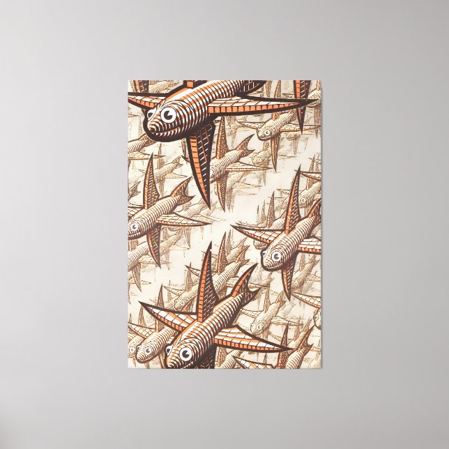 MC Escher art Leinwanddruck (Vorderseite)