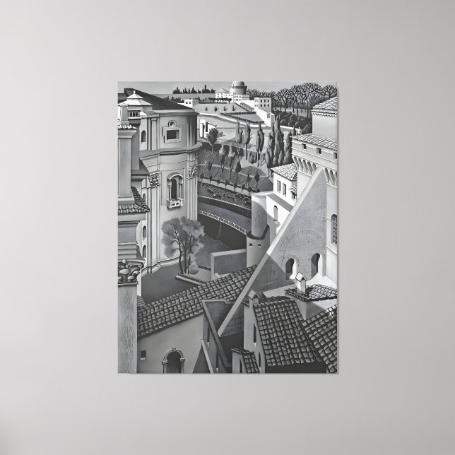 MC Escher Kunst Leinwanddruck (Vorderseite)