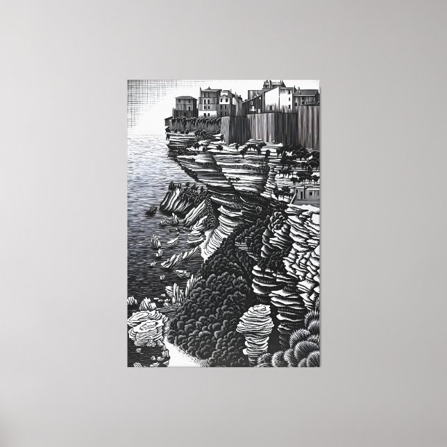 MC Escher Kunststil Leinwanddruck (Vorderseite)