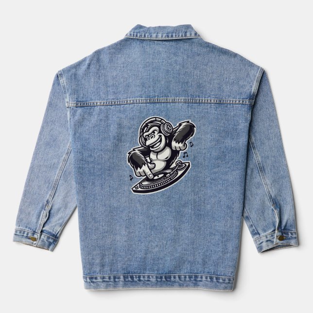 MC Go Rilla Jeansjacke (Rückseite)