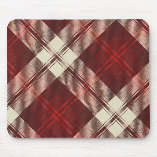 McAleer Gigha Kirschtartan-Mausunterlage Mousepad (Vorne)