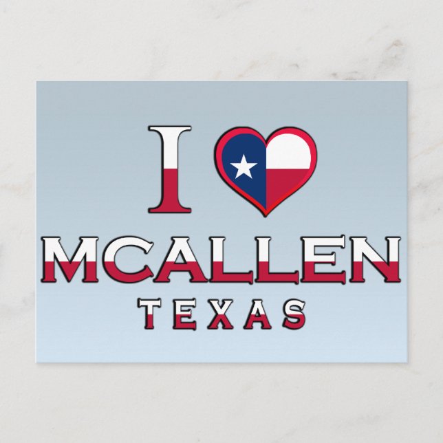 McAllen, Texas Postkarte (Vorderseite)