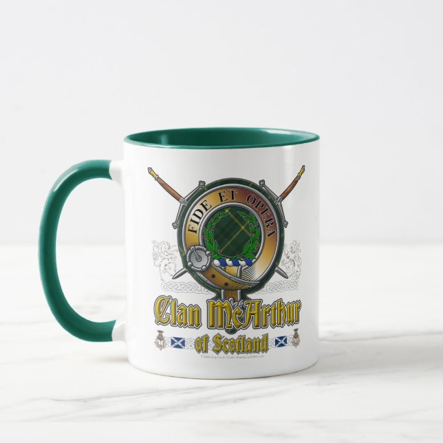 McArthur Clan Abzeichen Tasse (Links)