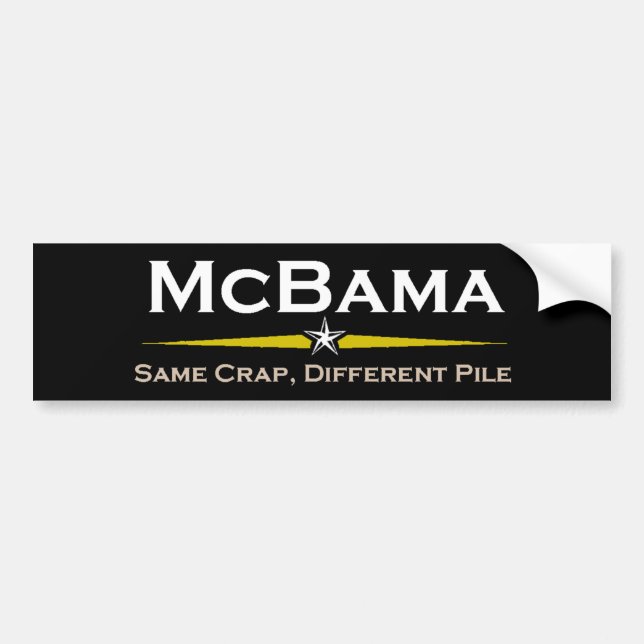 McBama Autoaufkleber (Vorne)
