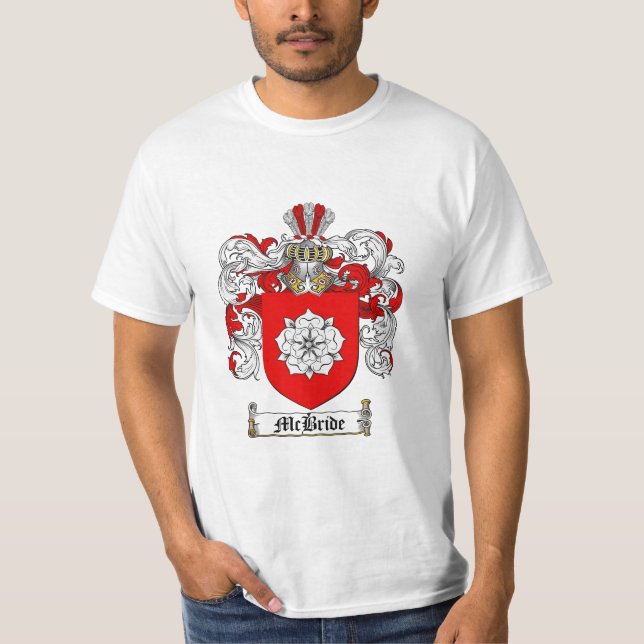 Mcbride Familienwappen - Mcbride Wappen T-Shirt (Vorderseite)