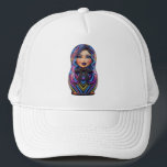 MCC System: Cyber Matryoshka AI Cap Truckerkappe<br><div class="desc">Tactical optimization in a sleek accessory. This cap features the MCC system (Matrix Combat Control) icon,  reimagined as a high-tech neon Matryoshka. A perfect blend of traditional form and advanced battlefield AI interface. Designed for tech enthusiasts,  digital warriors,  and fans of the cyberpunk aesthetic.</div>