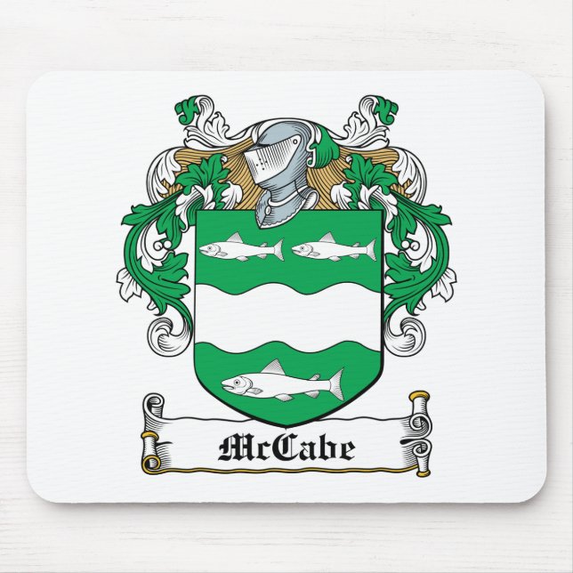 McCabe Familienwappen Mousepad (Vorne)