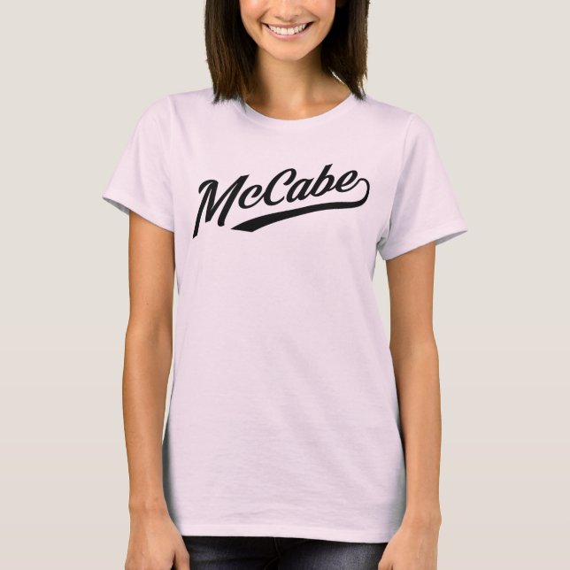 McCabe Script - BLACK INK T-Shirt (Vorderseite)