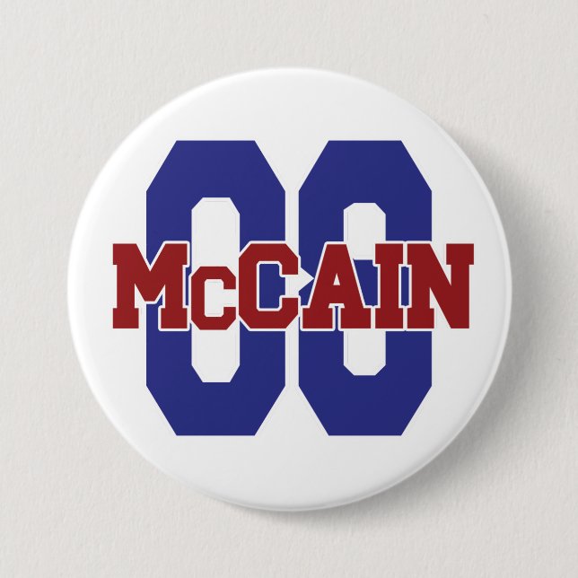 McCain '08 Knopf Button (Vorderseite)