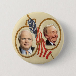McCain/Lieberman Knopf Button