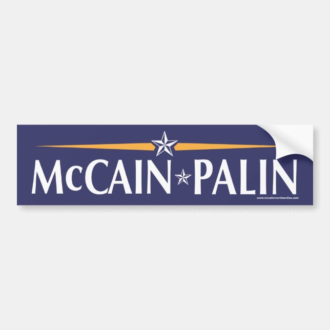 McCain-Palin 08 Autoaufkleber (Vorne)