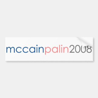 McCain Palin 2008 Autoaufkleber