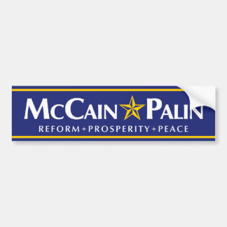McCain-Palin Autoaufkleber