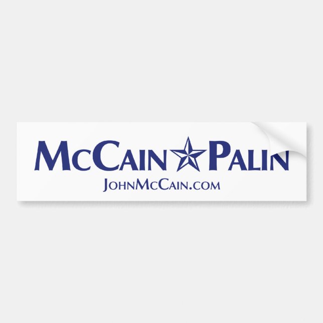 McCain-Palin Autoaufkleber (Vorne)