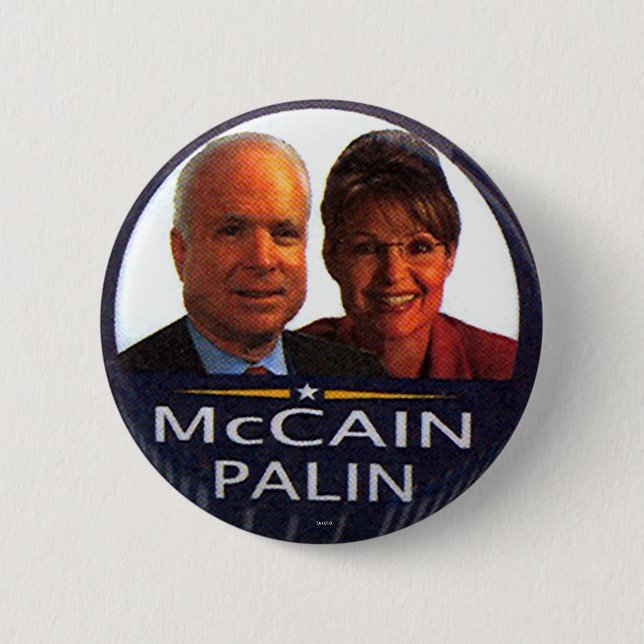 McCain-Palin jugate - Knopf Button (Vorderseite)