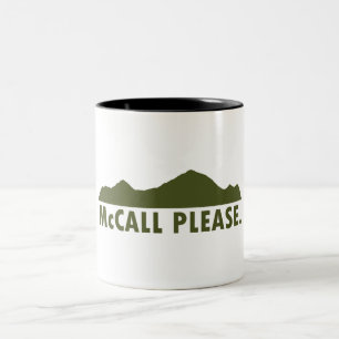 McCall Idaho Bitte Zweifarbige Tasse