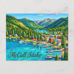 McCall, Idaho Postkarte