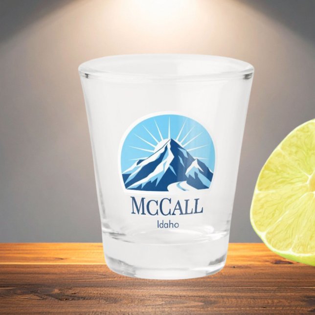 McCall Idaho Ski Shotglas Schnapsglas (Von Creator hochgeladen)