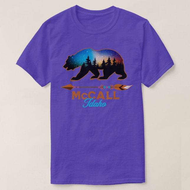 McCall Idaho Souvenir T-Shirt (Design vorne)