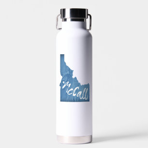 McCall Idaho Wood Grain Trinkflasche
